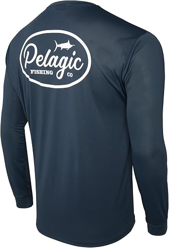 PELAGIC Apparel Mens Aquatek Circled Fishing Shirt