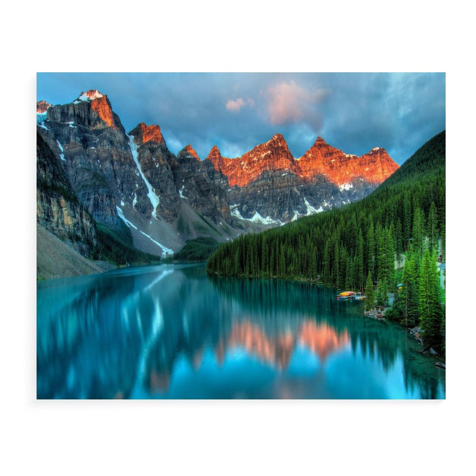 Jigsaw Puzzles for Adults 1000 Piece,Lake Alberta Canada,Classic Puzzle Difficult Puzzle for Adult Teenagers Leisure Fun Game Toy Suitable for Family Decorative(38x26cm)-118 — image 1