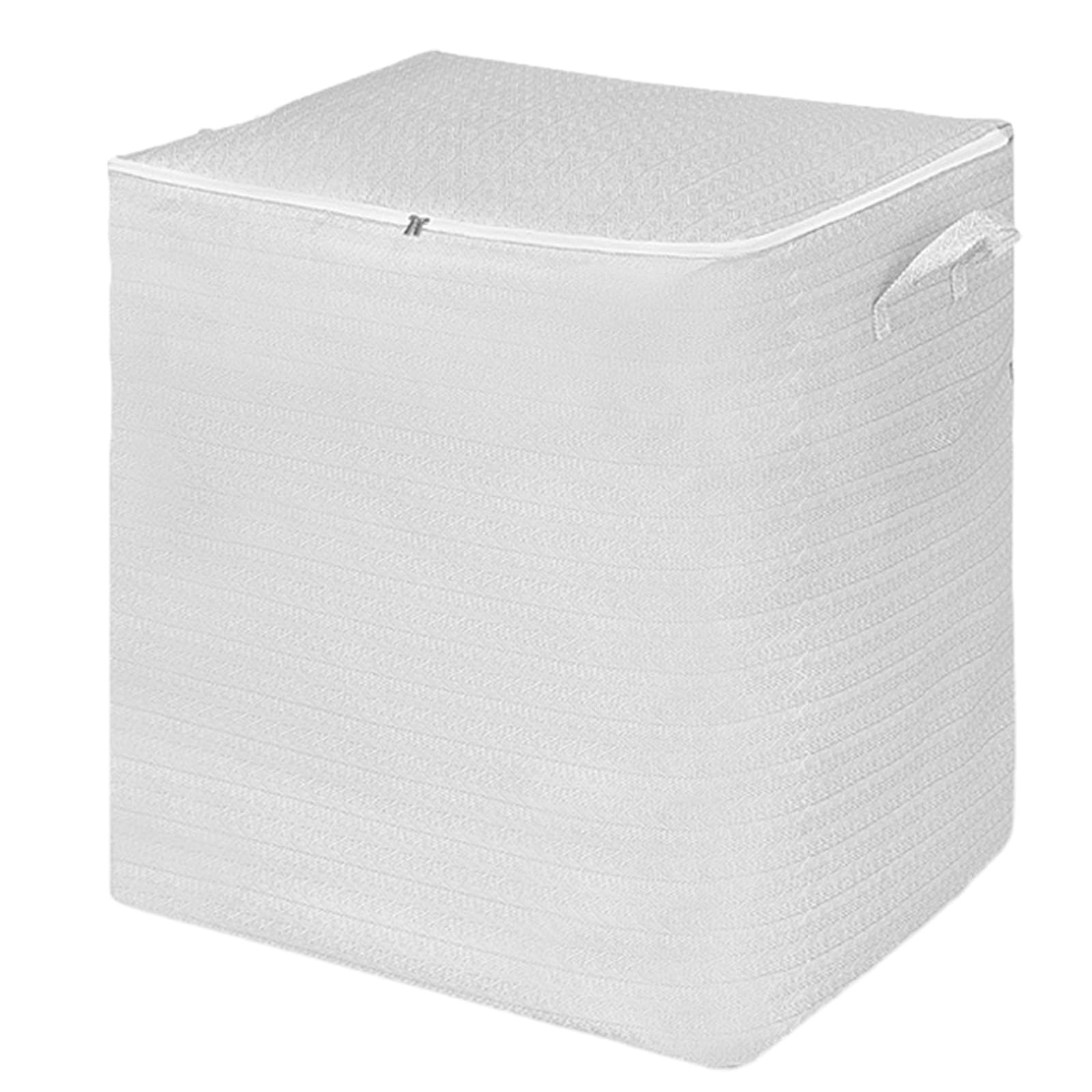 Clothes Storage Bag, Duvet Storage Bags King Size, Storage Bags for Comforters, Clothes, Quilt, Blankets, Bedding, Duvet Bags, Underbed Storage Bags with Zips, Foldable, No-smell,Dustproof Storage Bag