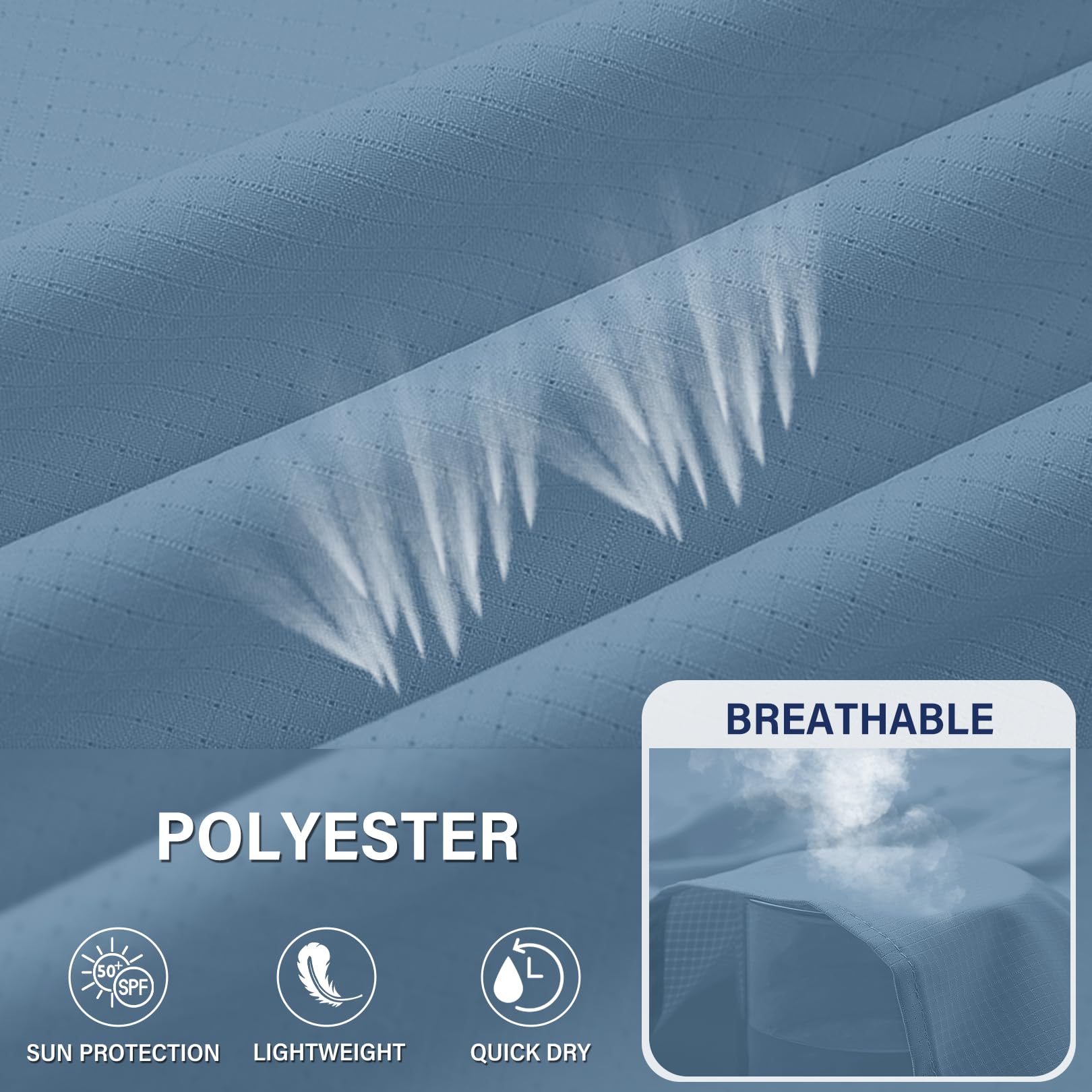 Jessie Kidden Camicie da donna a maniche lunghe con protezione UV, safari, escursionismo, pesca, UPF 50+, ad asciugatura rapida, rinfrescante, campeggio, viaggi