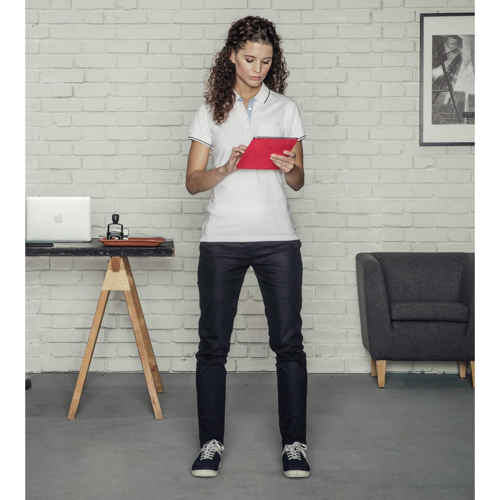 WüRTH MODYF Polo de travail Femme Jersey X Blanc