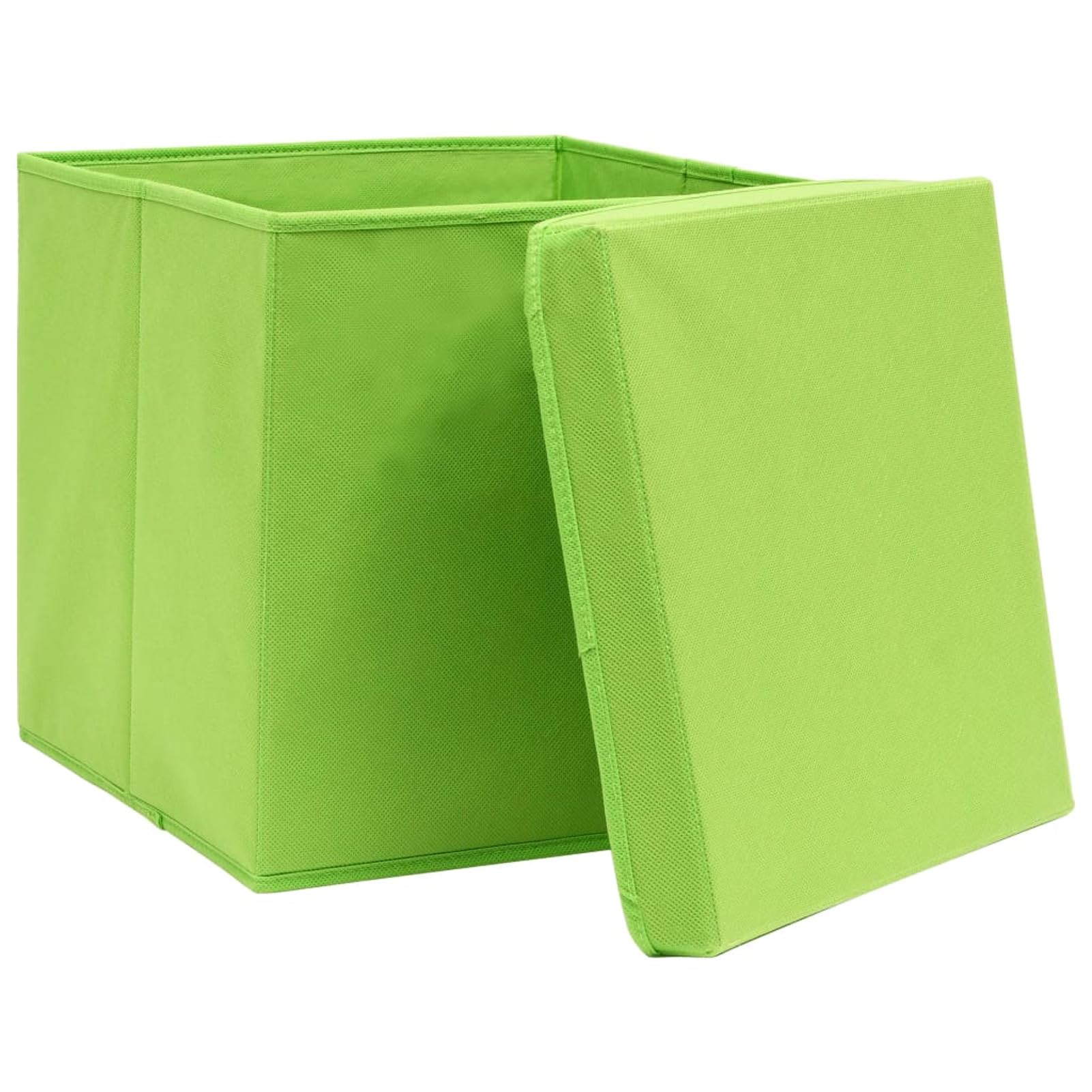 ZEYUAN Aufbewahrungsboxen mit Deckeln 10 STK Spielzeugkiste, Aufbewahrungskiste, Kleideraufbewahrung, Kleideraufbewahrung & Organisation, 28x28x28 cm Grün