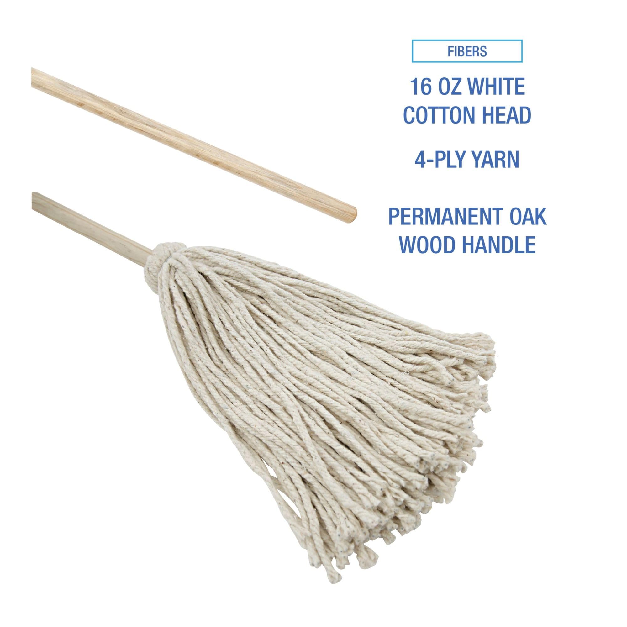 Amazon.com: Boardwalk BWK116C 16 oz. Cotton Head Deck Mop with 48