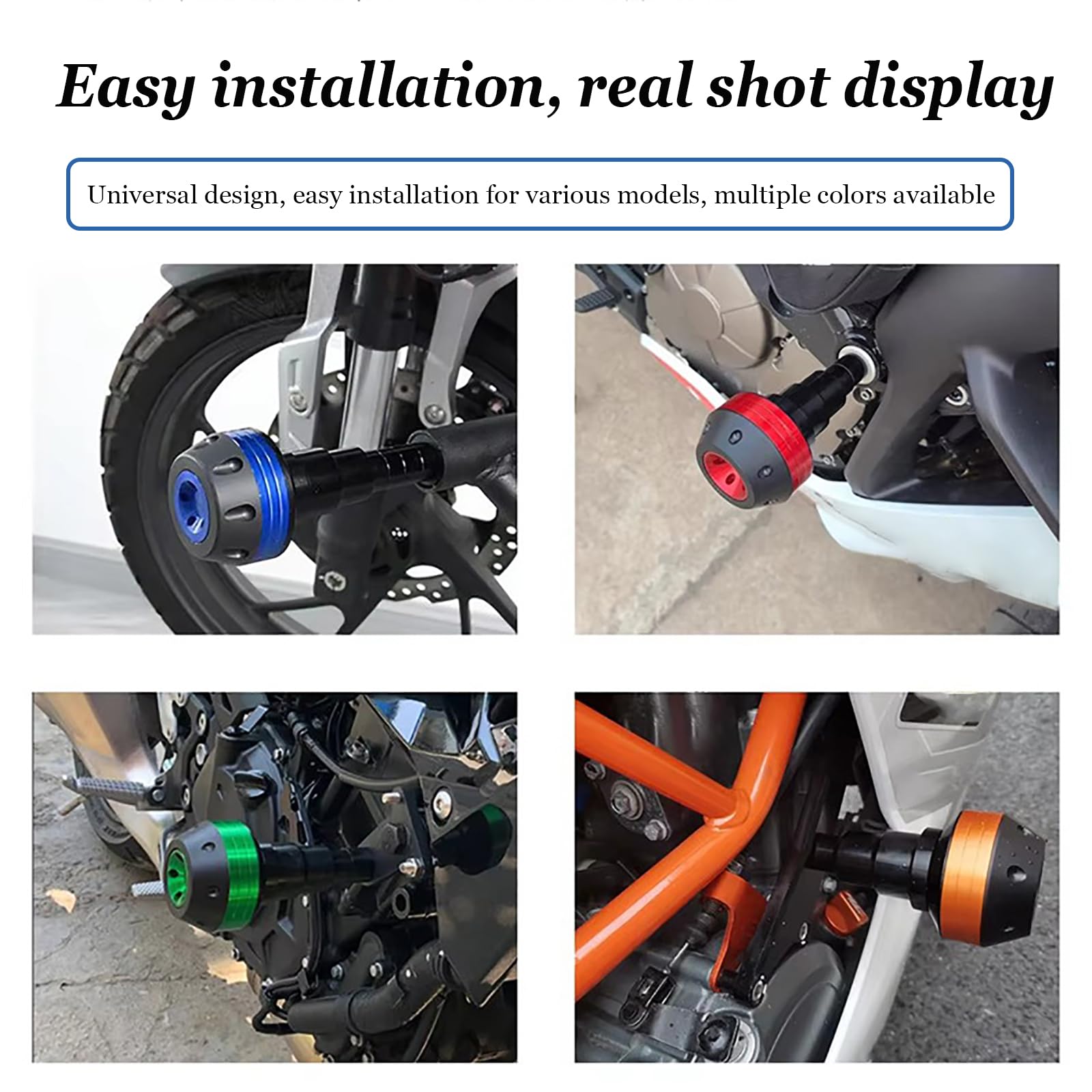 Motorrad-Rahmen-Schieberegler Sturzpad Schutz für Honda CB1000R, Anti Crash Pad Protector, Rot