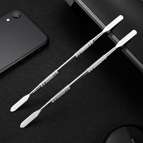 Miniatura 9 de Hemobllo Kit de herramientas de palanca 2 piezas de herramientas de reparación de apertura de metal Spudger Herramientas de palanca de acero