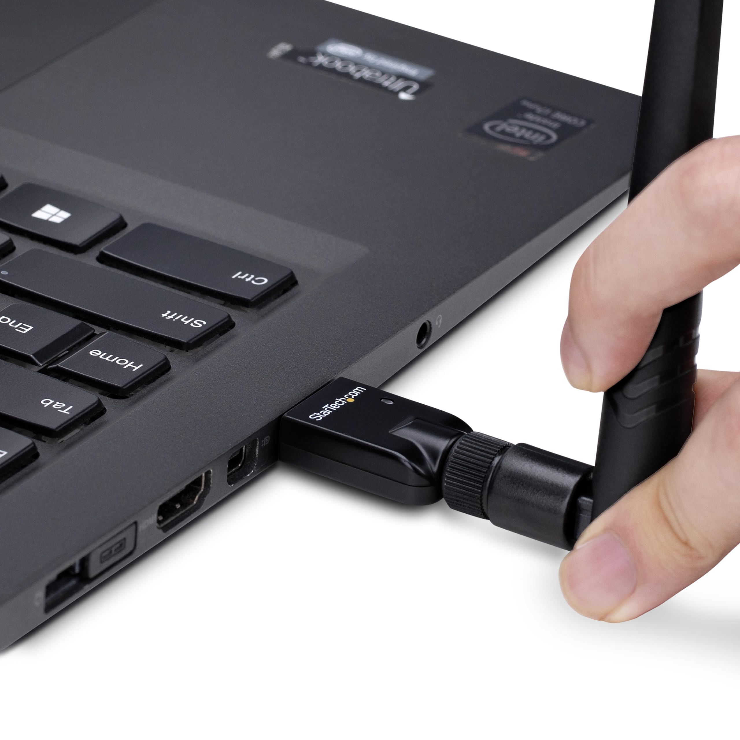 StarTech.COM Adaptateur USB Bluetooth 5.3 Classe 1 pour PC, Connectivité Longue Portée pour Clavier, Souris, Streaming Audio