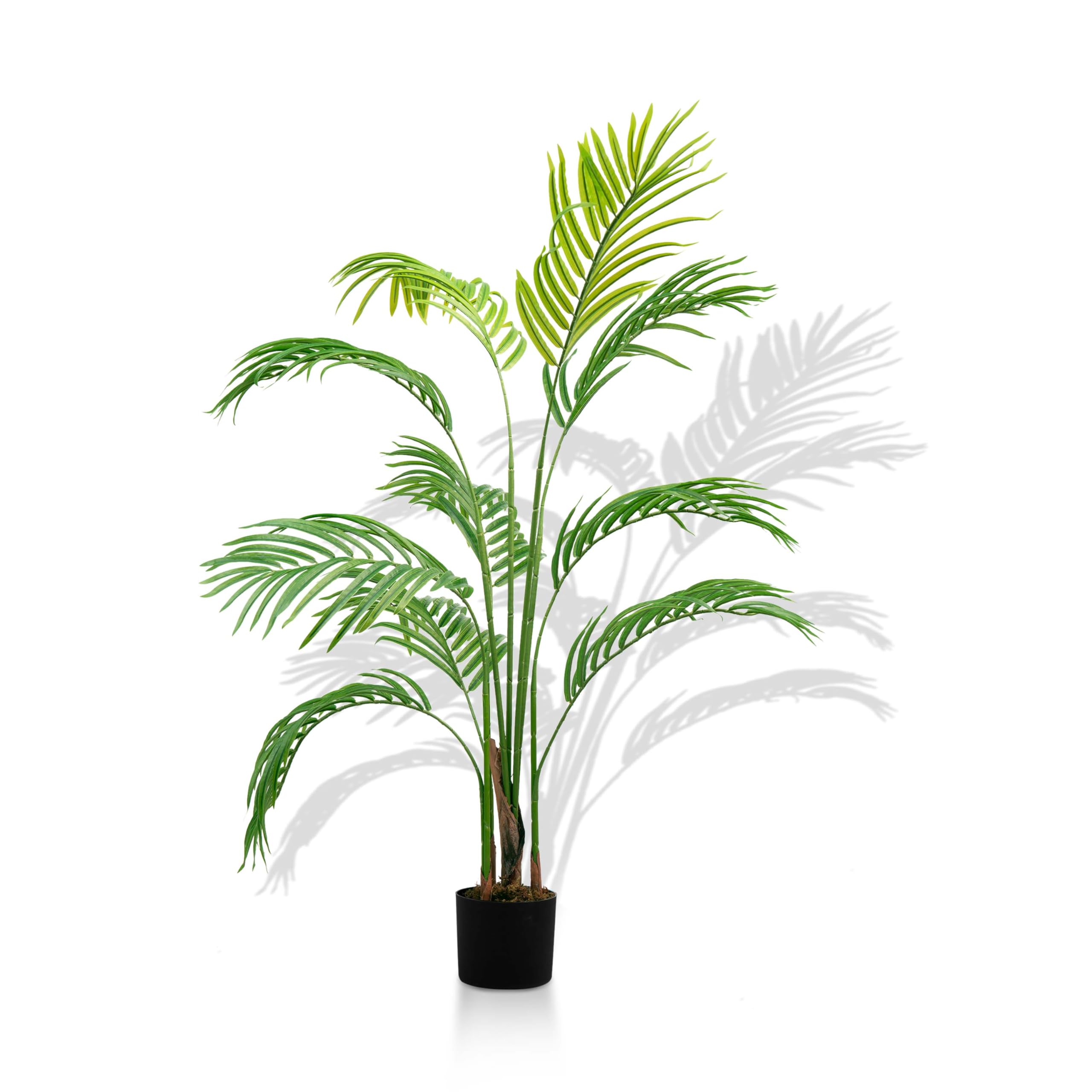 Crystals Decorative Artificial Flora - Small Artificial Plants in Pots - Fake Plants for Indoor Decor - Faux Plants for Bathroom - Artificial Indoor Plants (120CM - Palm Tree) โ image 1