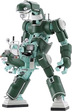 Hasegawa Creator Works Series CW21 Mechatro Tube No. 1 No. 01 Usumidori & Midori Set of 2 1/35 Scale Color-Coded Plastic Model