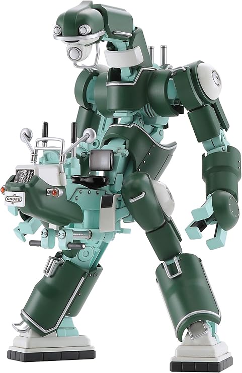 Hasegawa Creator Works Series CW21 Mechatro Tube No. 1 No. 01 Usumidori & Midori Set of 2 1/35 Scale Color-Coded Plastic Model
