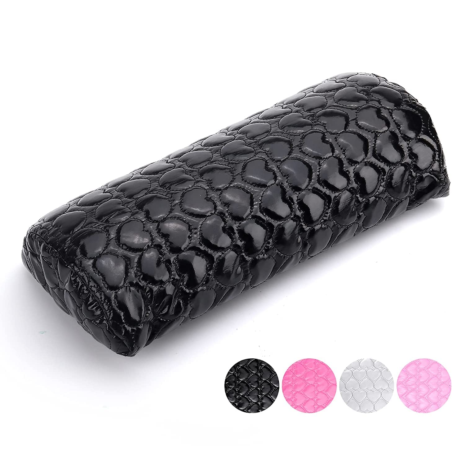 NAILWIND Nail Pillow Hand Rest for Nails, PU Leather Nail Hand Rest Cushion Salon Nail Arm Rest Pillows, Manicure Hand Pillow for Table Desk Nail Armrest for Nails Art Salon Home Use -1 Pcs