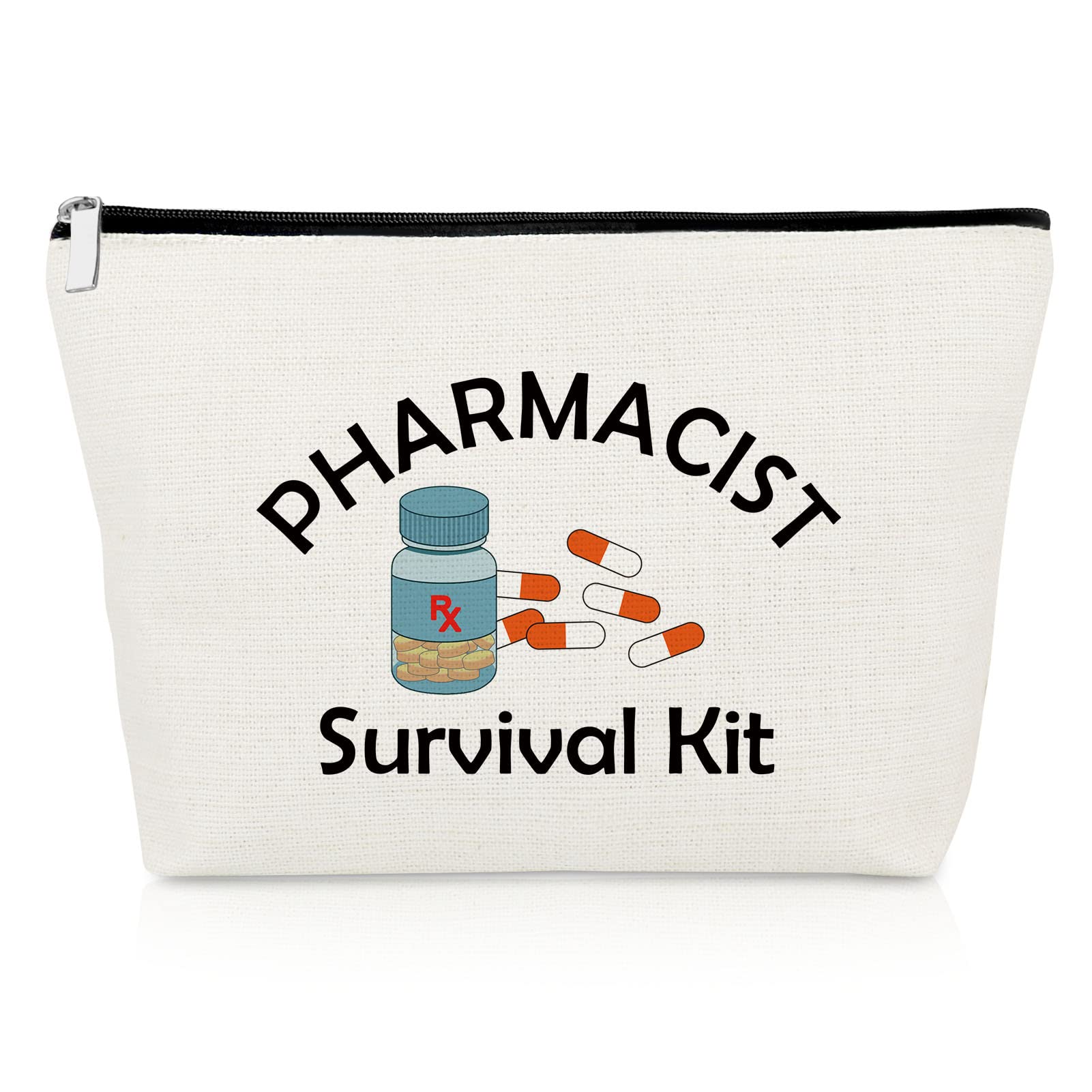 Pharmacy Technician Gifts Makeup Bag Nurse Appreciation Gifts for Pharmacist Medical Graduation Gifts Nurse's Day Gift for Pharmacy Tech Christmas Birthday Gift for Nursing Best Friend Cosmetic Bag