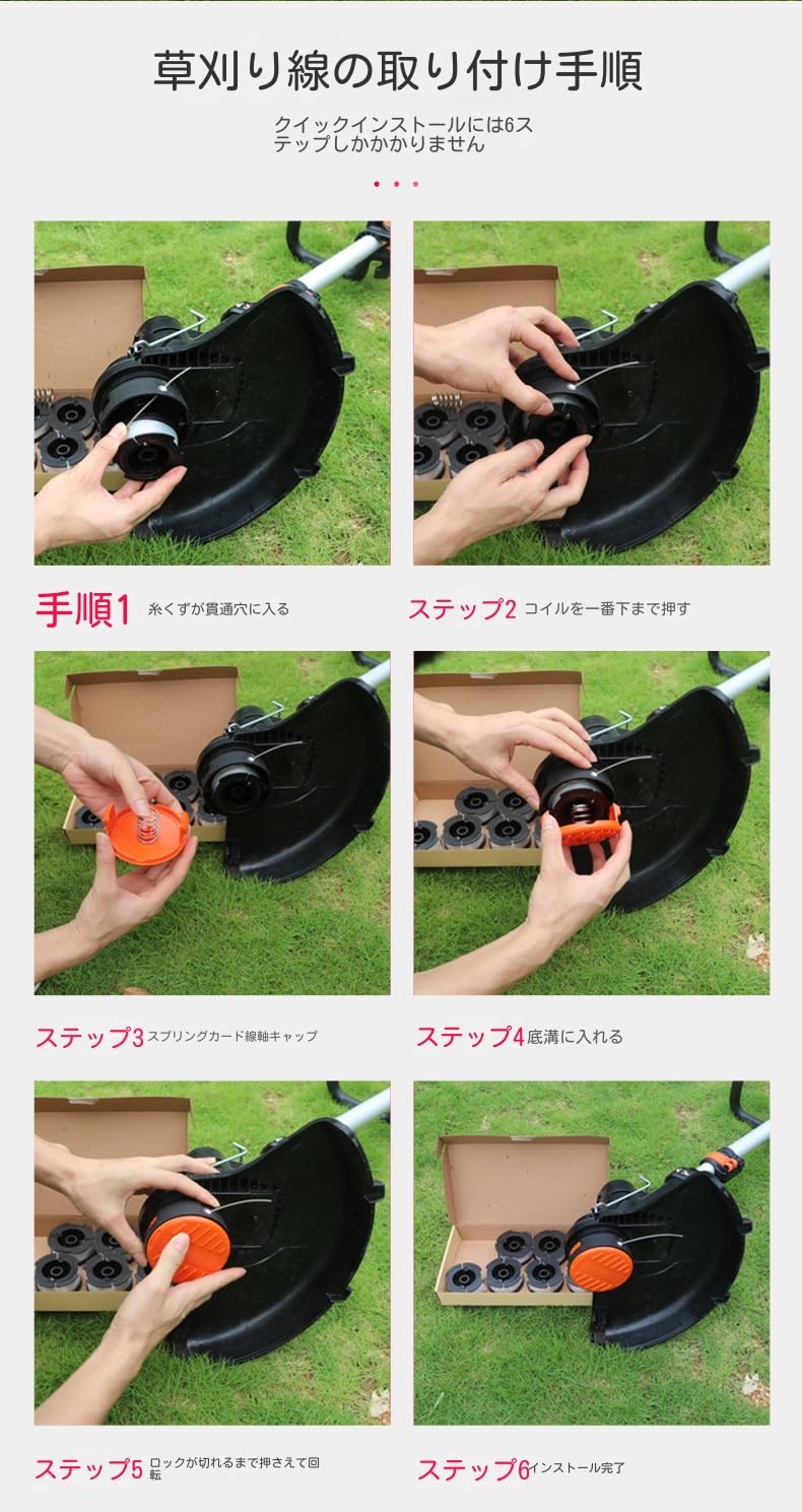 Amazon | ブラックアンドデッカー対応 草刈り機 ナイロンコード AF100