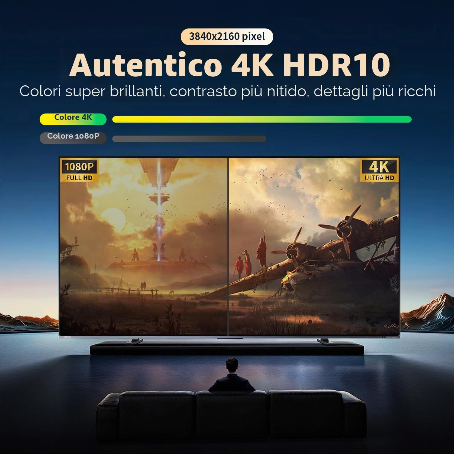 Android TV Box with 2GB 16GB RK3518 Quad-Core 64bit Cortex-A53 Chipset, Android TV Box 2025 supports dual band WiFi, Bluetooth 5.0, HDMI 2.0 e HD 4K
