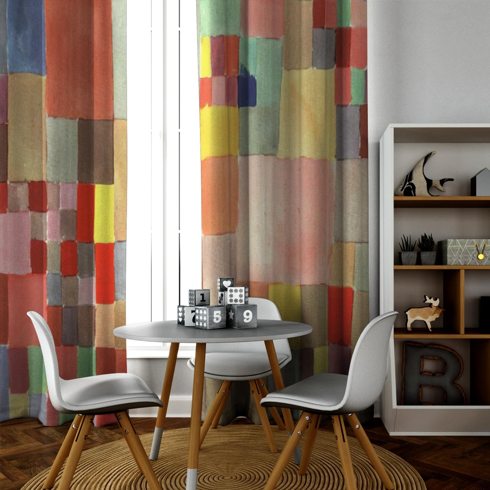 映えるカラフルインテリア 絶妙な色使い！カラフルなのに白基調で明るくカワイイお部屋