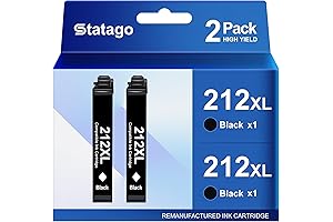 Epson 212 Black Ink Cartridges: Premium Remanufactured Value Pack