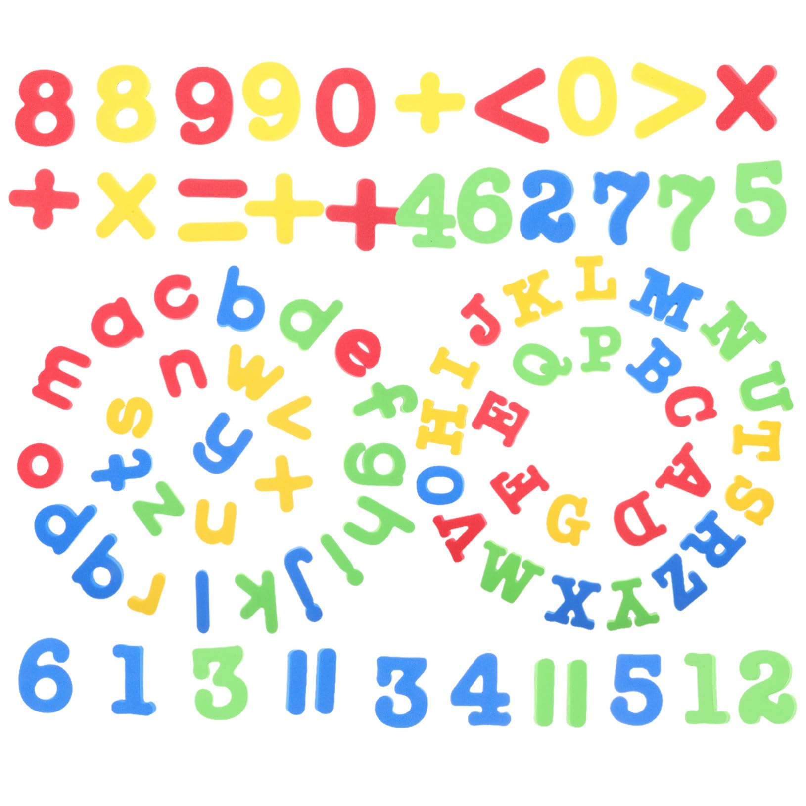 SEWACC 1Set Letters and Numbers Educational Fridge Magnets for Learning Uppercase Lowercase and Symbols Fun Refrigerator for Early Childhood Development