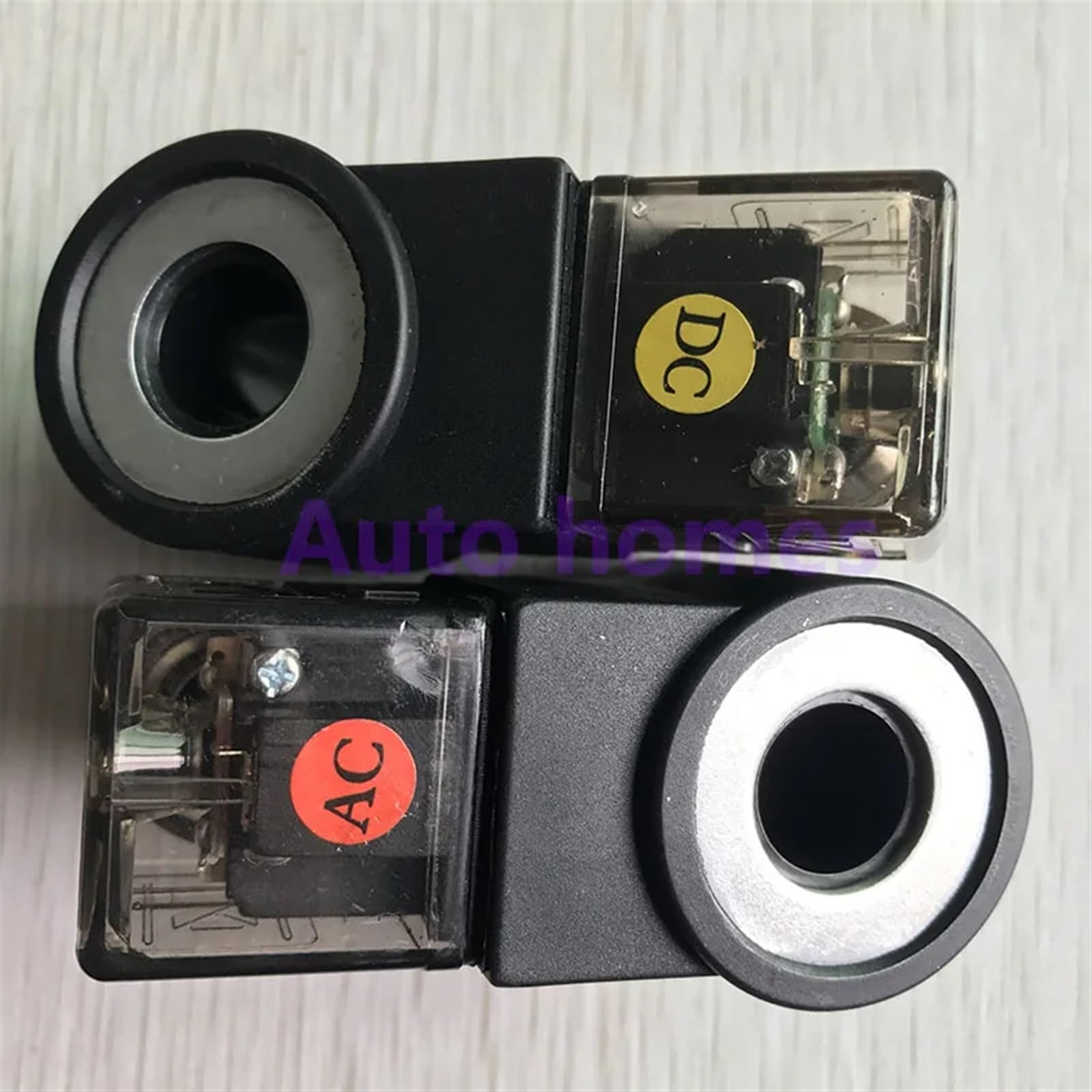Bobina de válvula de cartucho roscado, agujero interior de 13 mm de altura, 37 mm, AC220 V, DC24 V, bobina de válvula solenoide (DC12V)