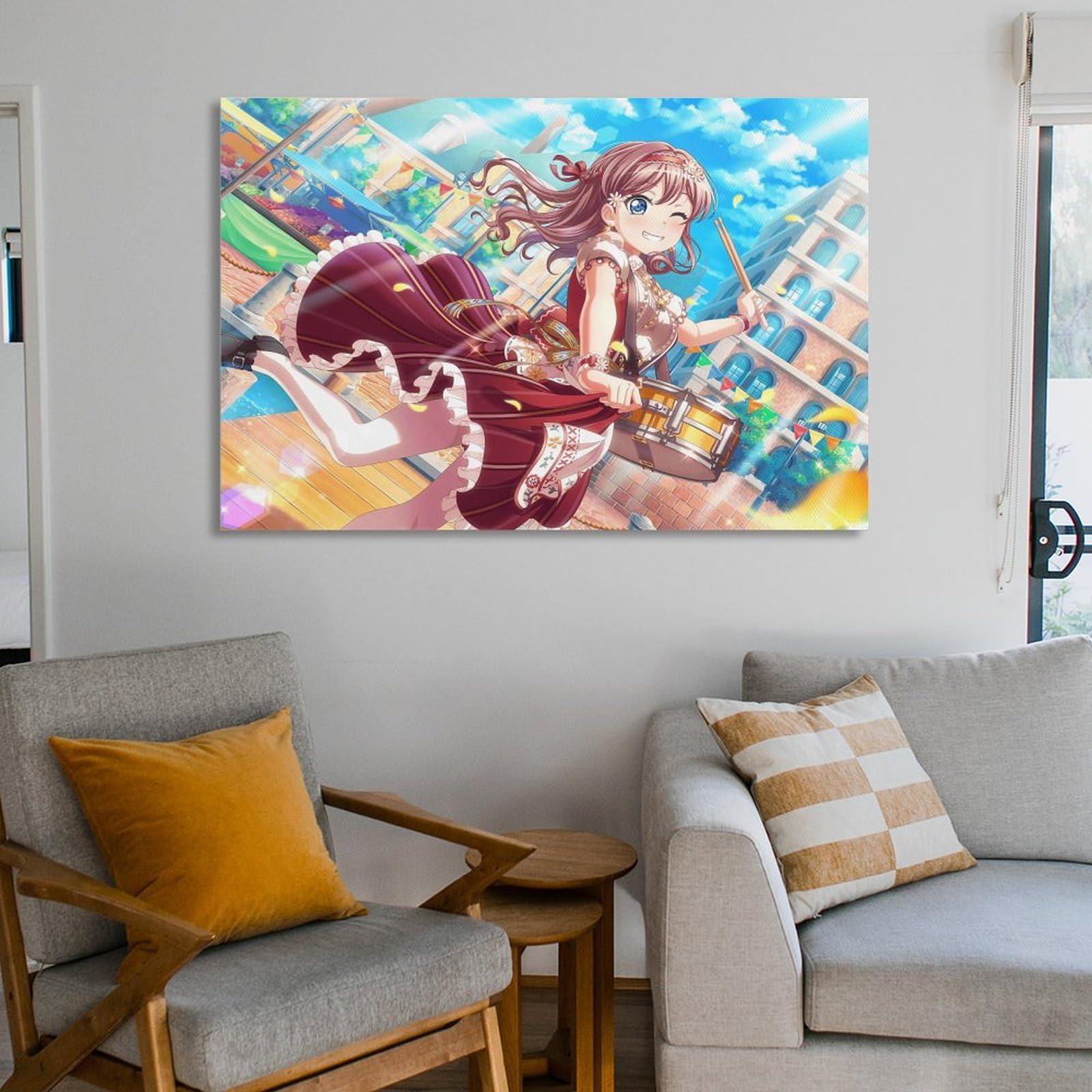 バンドリ 戸山香澄 花園たえ キャンバスアート