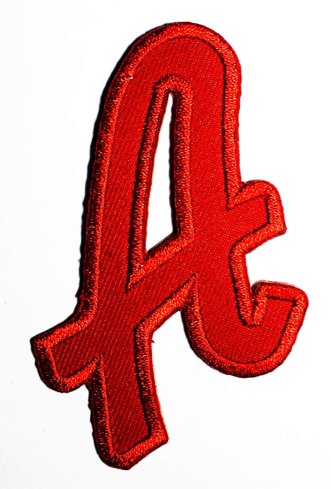 Amazon.com: Parche rojo de 1 letra A, lindo alfabeto de dibujos