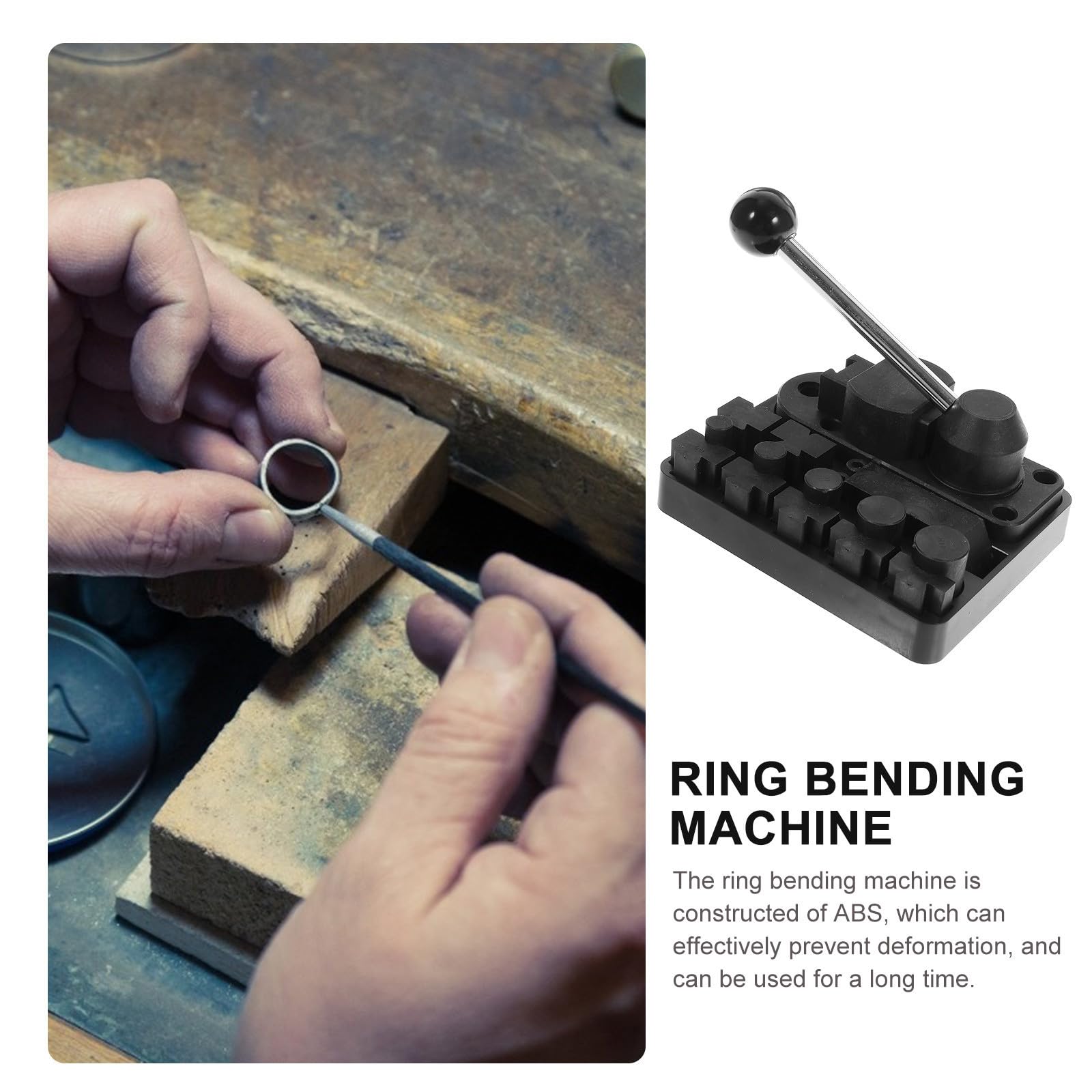 Toddmomy Outil de Formage de Bagues 12 à 22mm pour Créateurs de Bijoux