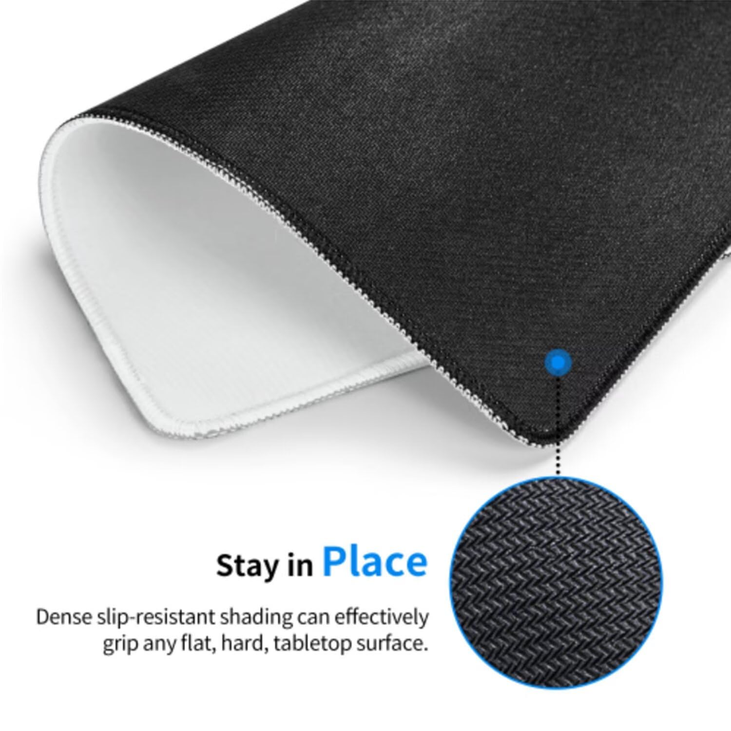 Biała podkładka pod mysz pod mysz pod mysz do gier XXL 1400 x 600 x 3 mm podkładka pod mysz gumowa jeleń duża podkładka pod mysz dla graczy wodoodporne akcesoria PC, do klawiatury laptopa w-7068