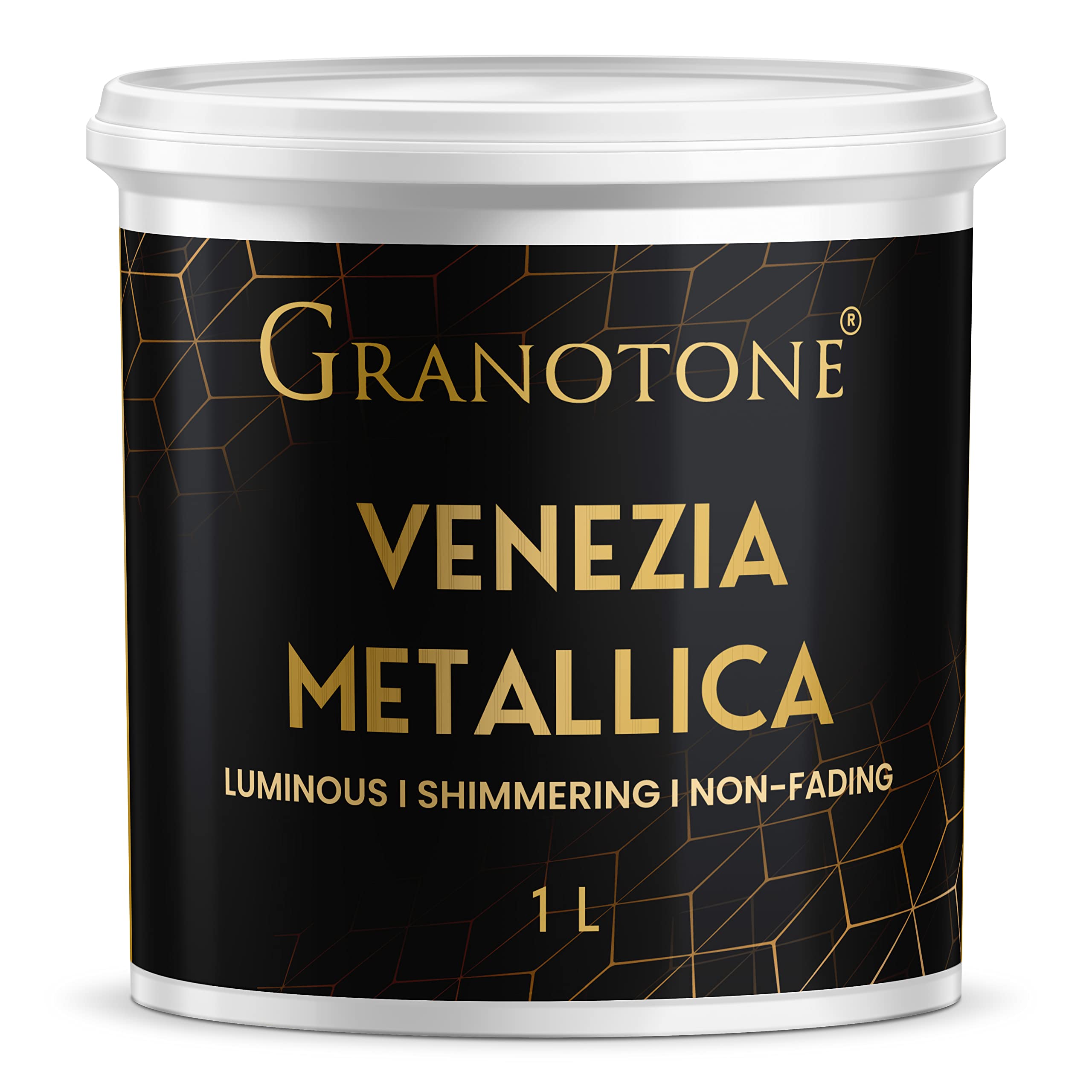 Sponsored Ad - GRANOTONE Acrylic Venezia Metallic Colour, Non-Fading & Shimmering Paint With Rich Pigments, Non-Toxic Ideal for Kids, Artists & Beginners, 1 L (Copper)