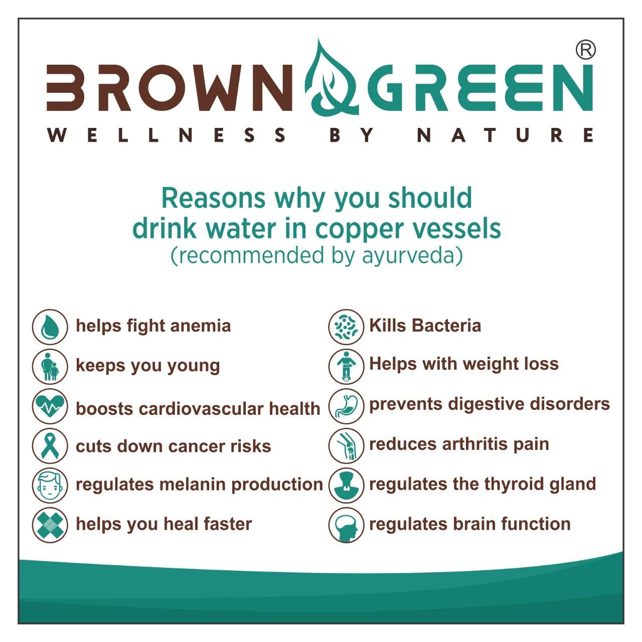 Copper Water Bottle - Ayurvedic Health Benefits -3