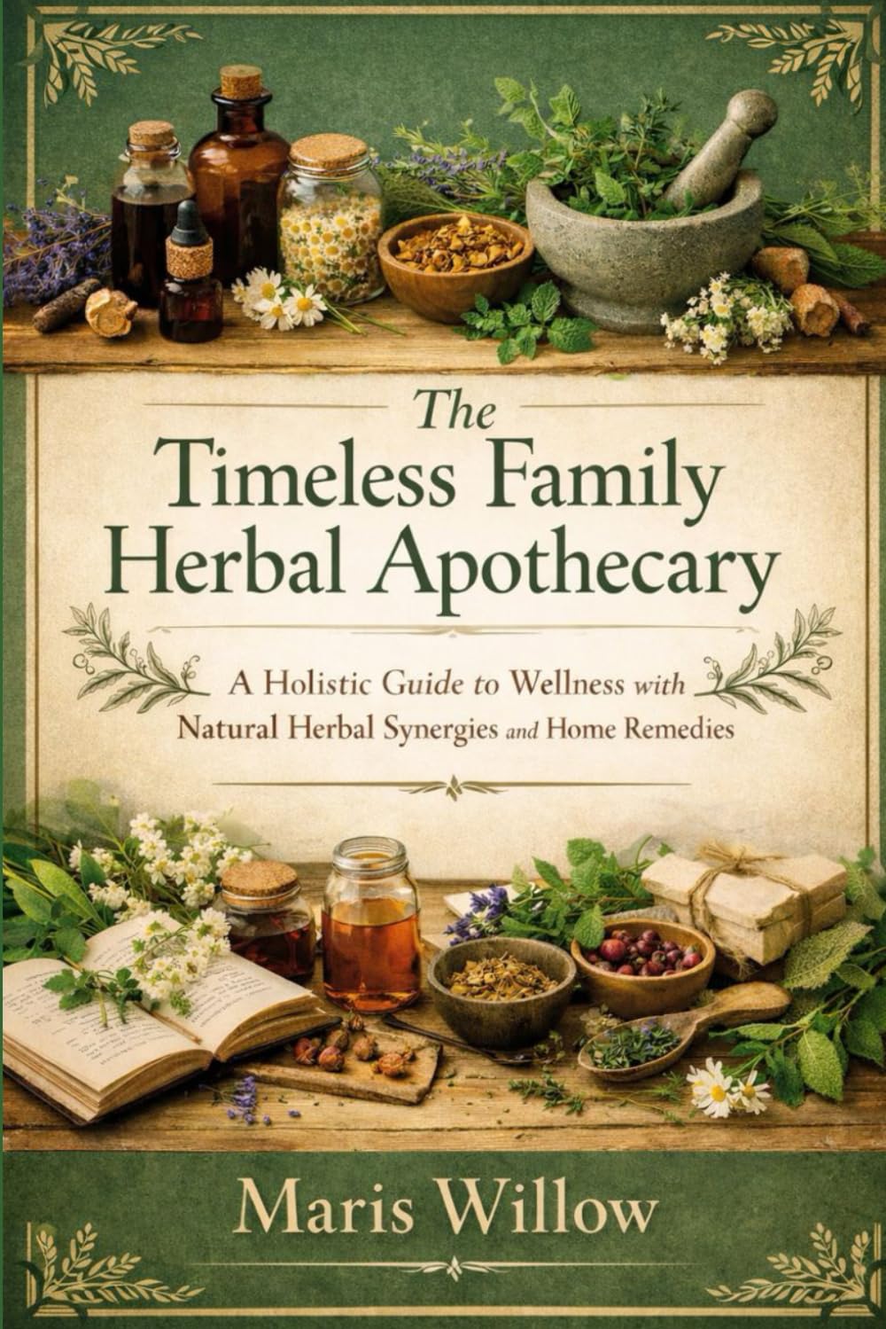 The Timeless Family Herbal Apothecary: A Holistic Guide to Wellness with Natural Herbal Synergies and Home Remedies (The Modern Herbal Apothecary ... approach to herbal wellness for real life)