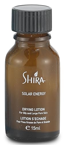 Shira Loción de secado de energía solar para manchas de acné, loción de secado de acné para piel grasa, loción de secado de espinillas segura y