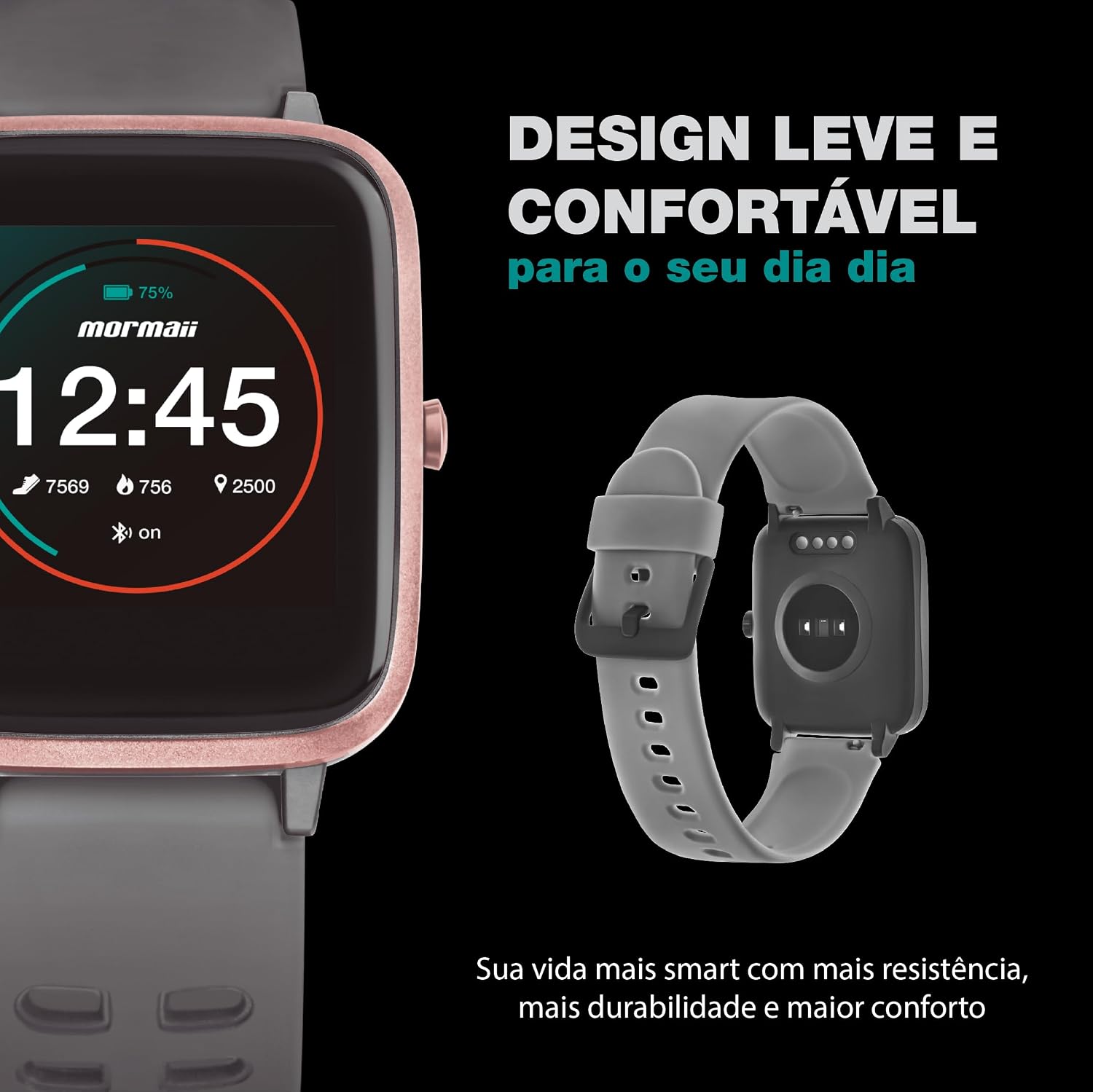 Relógio Mormaii Smartwatch - Unissex Life Dourado - MOLIFEUAQ/7D Relógio Mormaii Smartwatch - Unissex Life Dourado - MOLIFEUAQ/7D