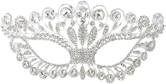 Masquerade Mask Luxury Diamond Rhinestone Fancy Mask Party Crown for Women Lady