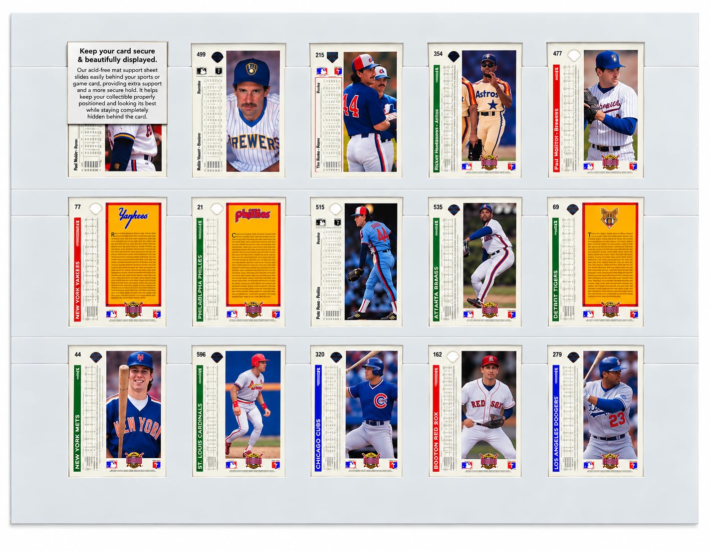 Amazon.com: Trading Card Display Frame for 15 Standard Trading
