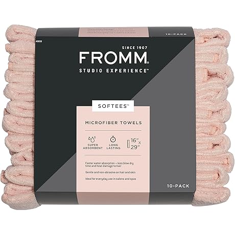 Fromm Softees Microfiber Salon Hair Towels: The Ultimate Salon Accessory for Immaculate Hair Care