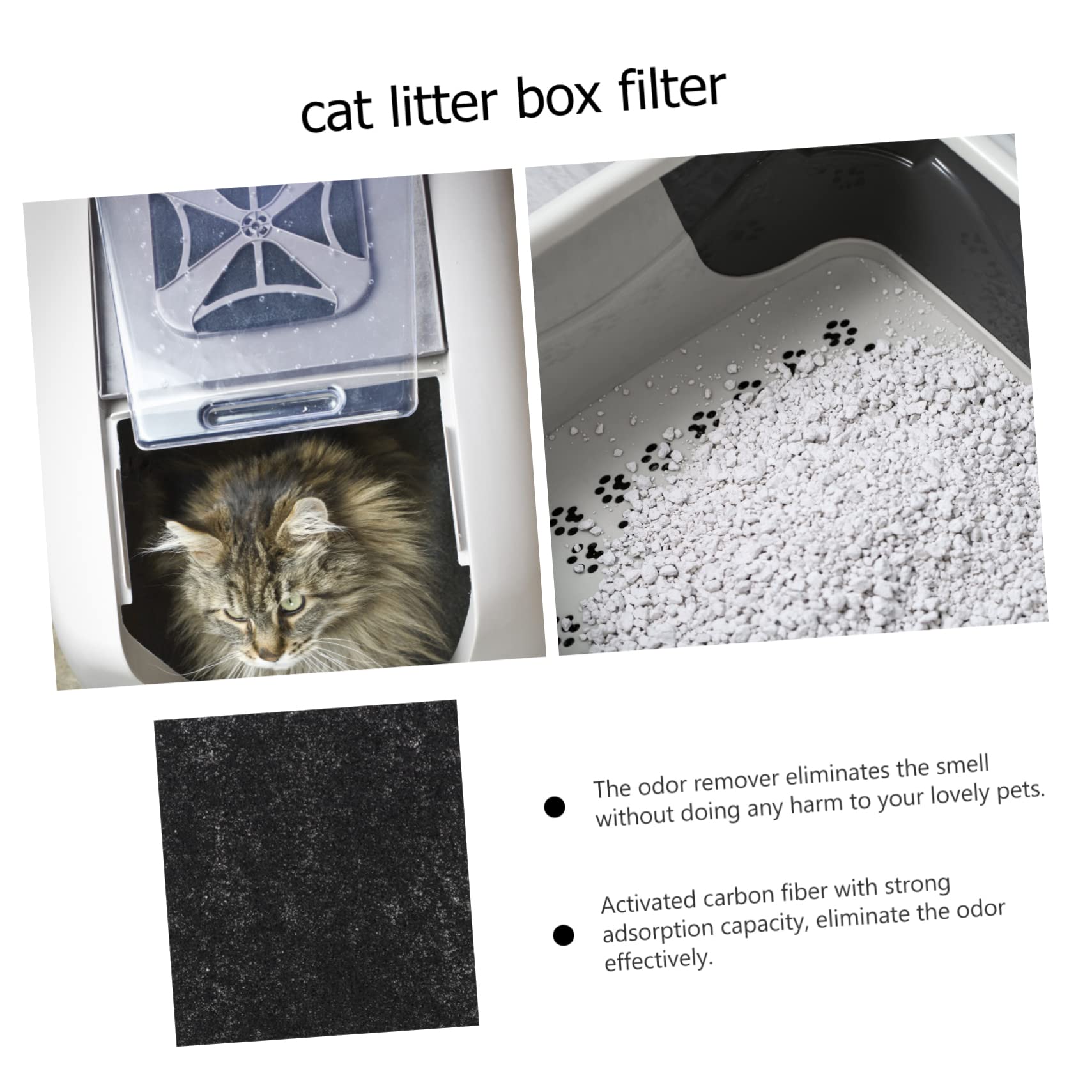 minkissy 3sets Haustier Wohnbereich Filtration Zubehör Katzentoilette Katzenstreu Streu Entferner Pad Für Clean 24pcs * 3