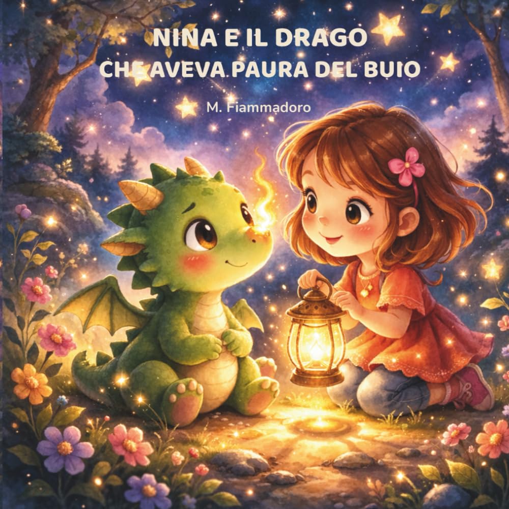 Nina e il drago che aveva paura del buio: Una dolce storia illustrata per bambini sul coraggio, le paure e la fiducia in sé stessi (Le avventure di Nina e Fumo)