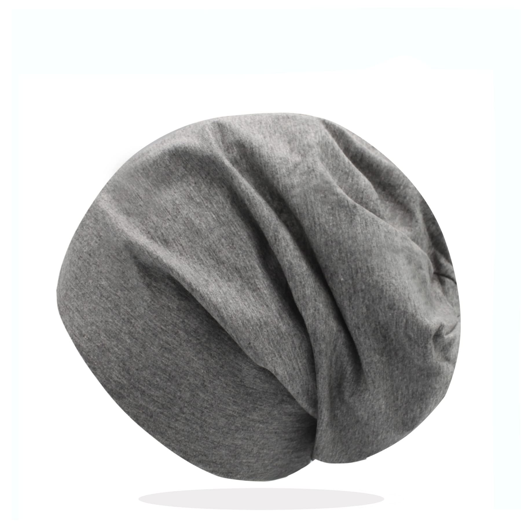 Glamexx24 Beanie Mütze Herren Damen: Slouchy Baumwoll Jersey Übergangsmütze, Laufmütze, Chemo Mütze, Fahrradmütze für Alle Jahreszeiten