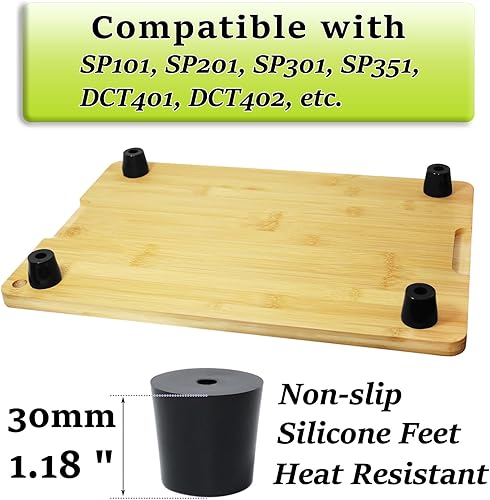 Miniatura 2 de laffeya Tabla de cortar compatible con horno freidora de aire Ninja Foodi SP101 SP201 SP301 SP351 DCT401 DCT402 DCT451, tostadora de aire, horno