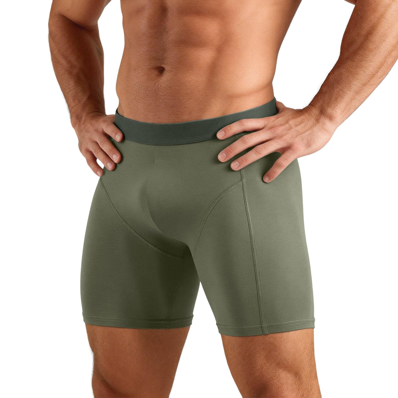 Bamboo Boxers Mens,Men's Boxer Shorts Soft Bamboo Underwear Trunks Breathable Tummy Control Beach Swimwear Comfortable Underpants Anti-Chafe Classic High Waisted Briefs