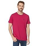 Men's Short Sleeve Crew Neck Yarn-dye Collar Tipped Jersey Tee