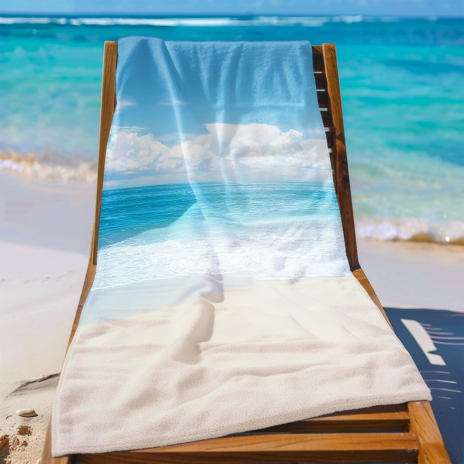 Tapis de Plage XXL Anti Sable Plage Sable Jaune Serviette Piscine Adulte,Natte De Plage Pliable, Voyage Accessoires De Plage Camping,Serviette de Bain Personnalisée