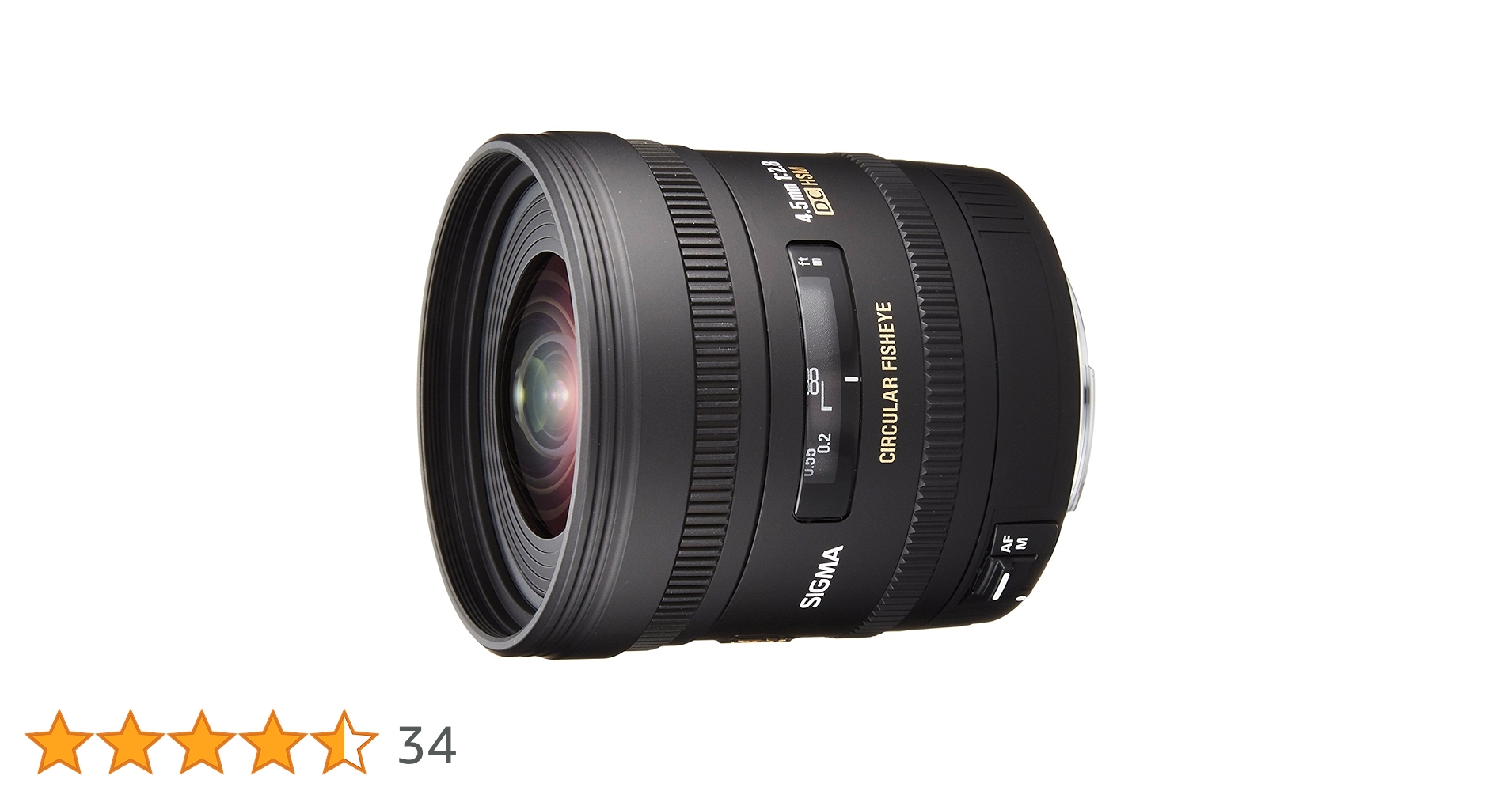 Amazon | SIGMA 単焦点魚眼レンズ 4.5mm F2.8 EX DC CIRCULAR