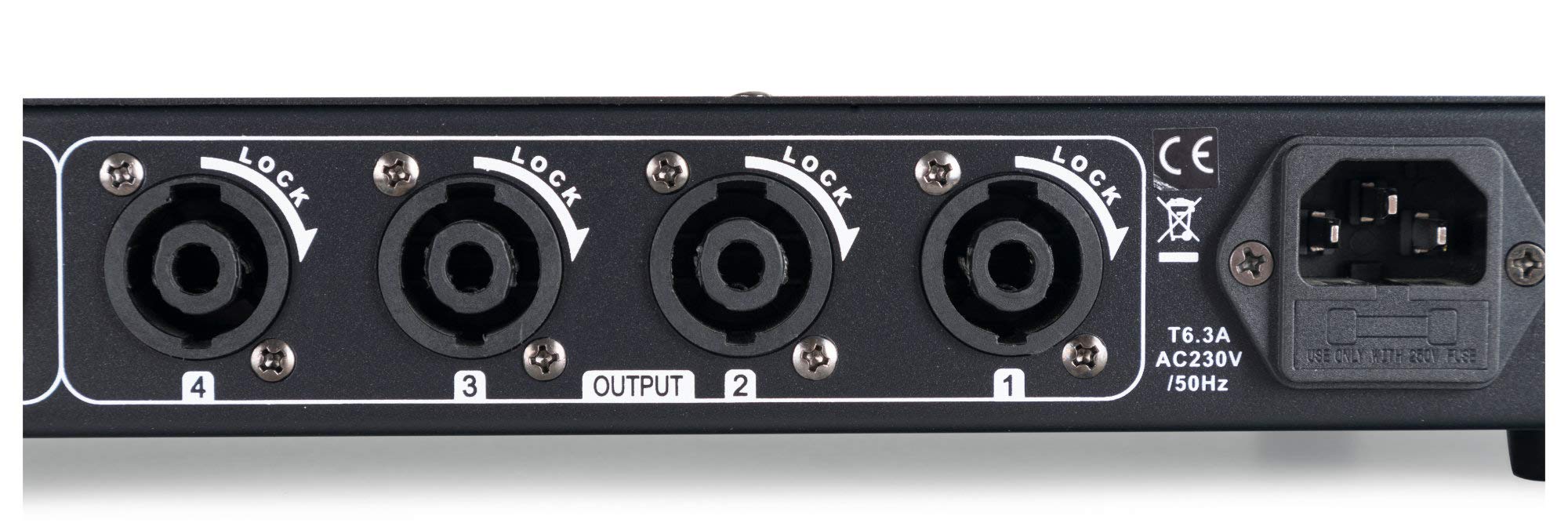 Pronomic P-154E MKII Finale - Finale 4 Canali - Potenza RMS/4 Ohm: 4x 150 Watt - Particolarmente adatto per uso monitor o studio/HiFi - 1HE - Nero
