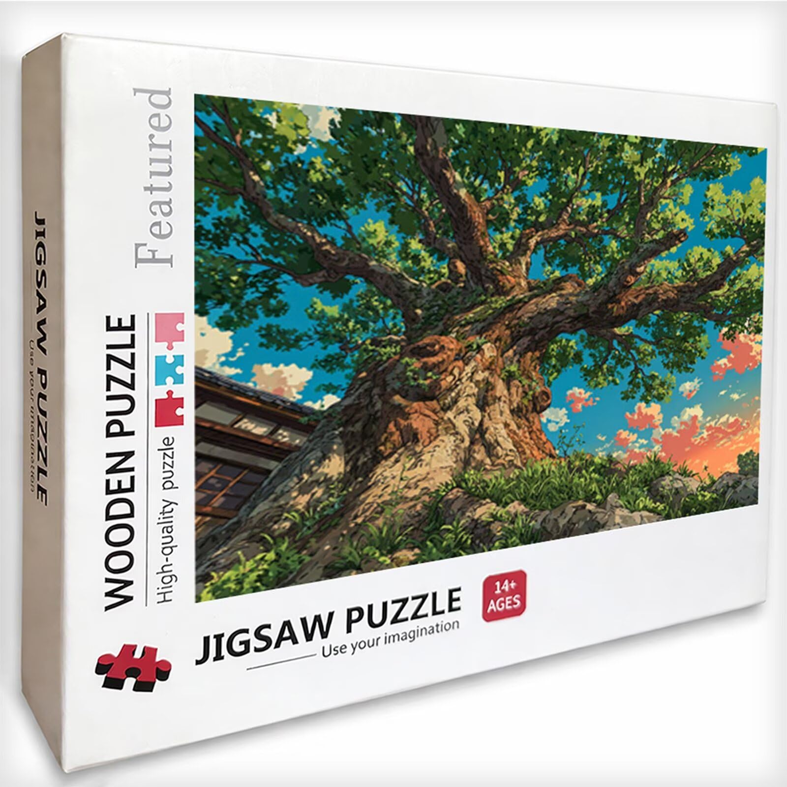 Albero Puzzle 6000 Pezzi Adulti, Cielo Puzzle Legno con Scatola 179x105cm, Idea Regalo Uomo e Donna, Divertimento Per Adulti, per Gioco Familiar, Giochi di Sfida, Squisita confezione Regalo, W-2105