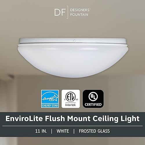 Miniatura 2 de Lámpara de techo LED integrada de perfil bajo de 11 pulgadas, 2700 K3000 K3500 K4000 K5000 K, blanco brillante, luz diurna, blanco suave, 1200