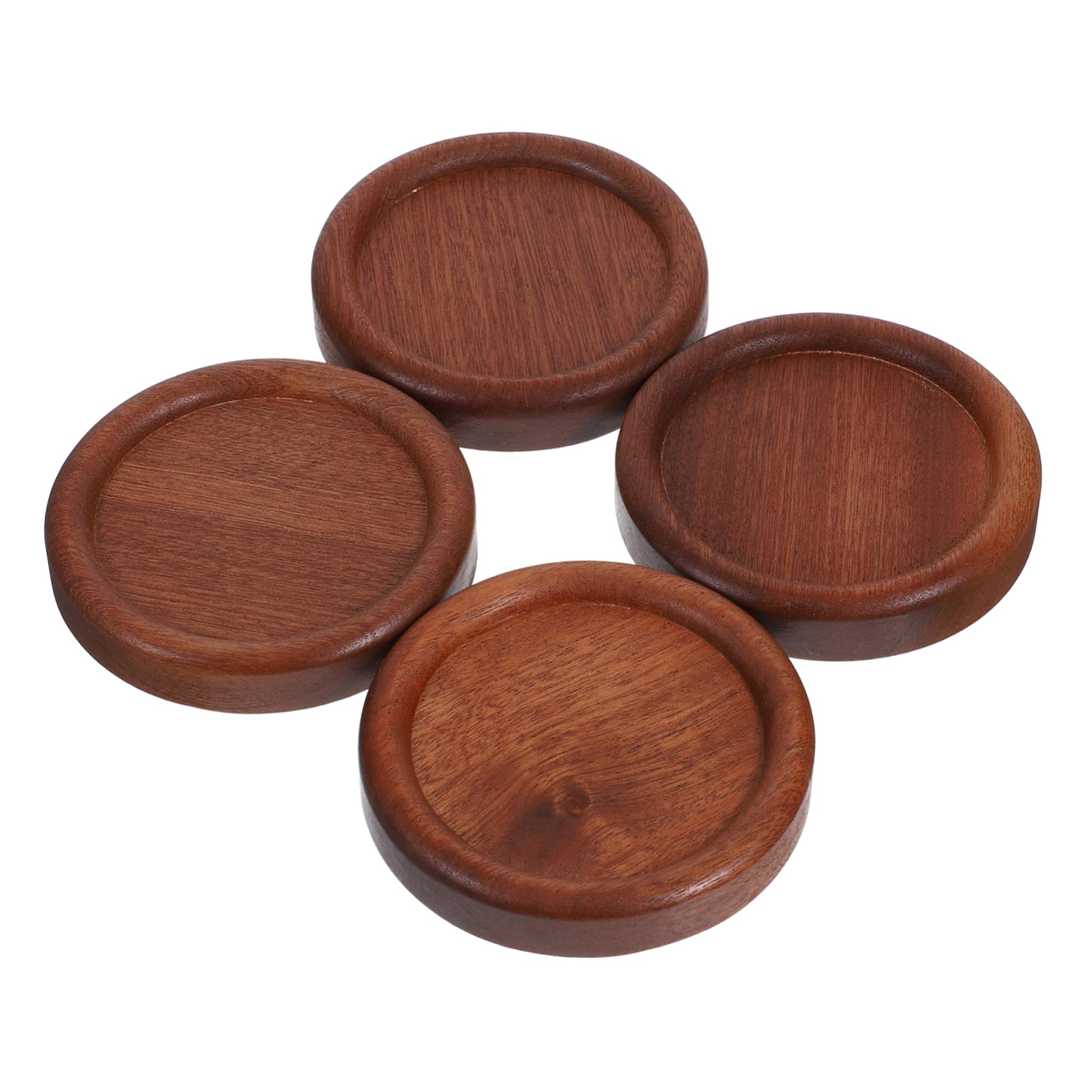 20 Pcs Dessous De Verre Rétro en Bois Massif sous-Verres en Bois pour La Maison Dessous De Verre Tapis De Tasse en De Tasse Anti-Brûlure De Tasse À La Maison