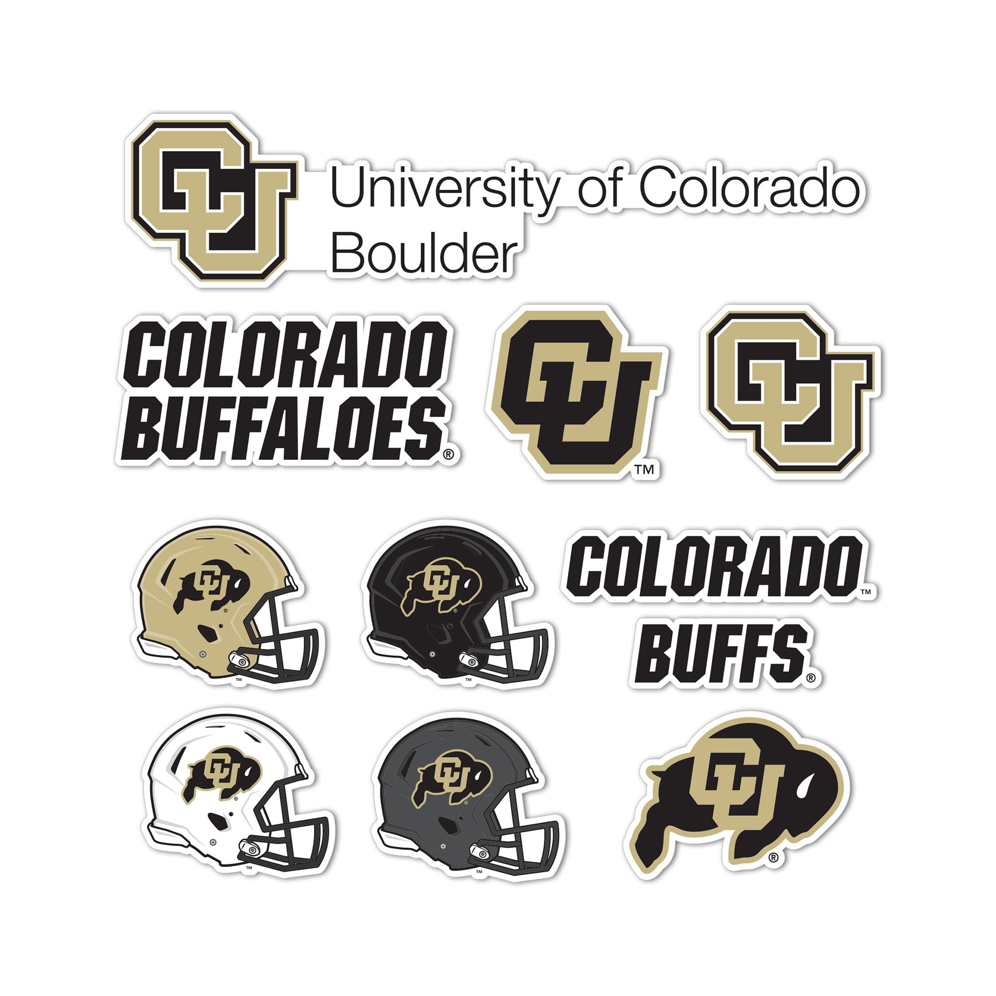 Autocollant vinyle NCAA Colorado pour personnaliser votre voiture