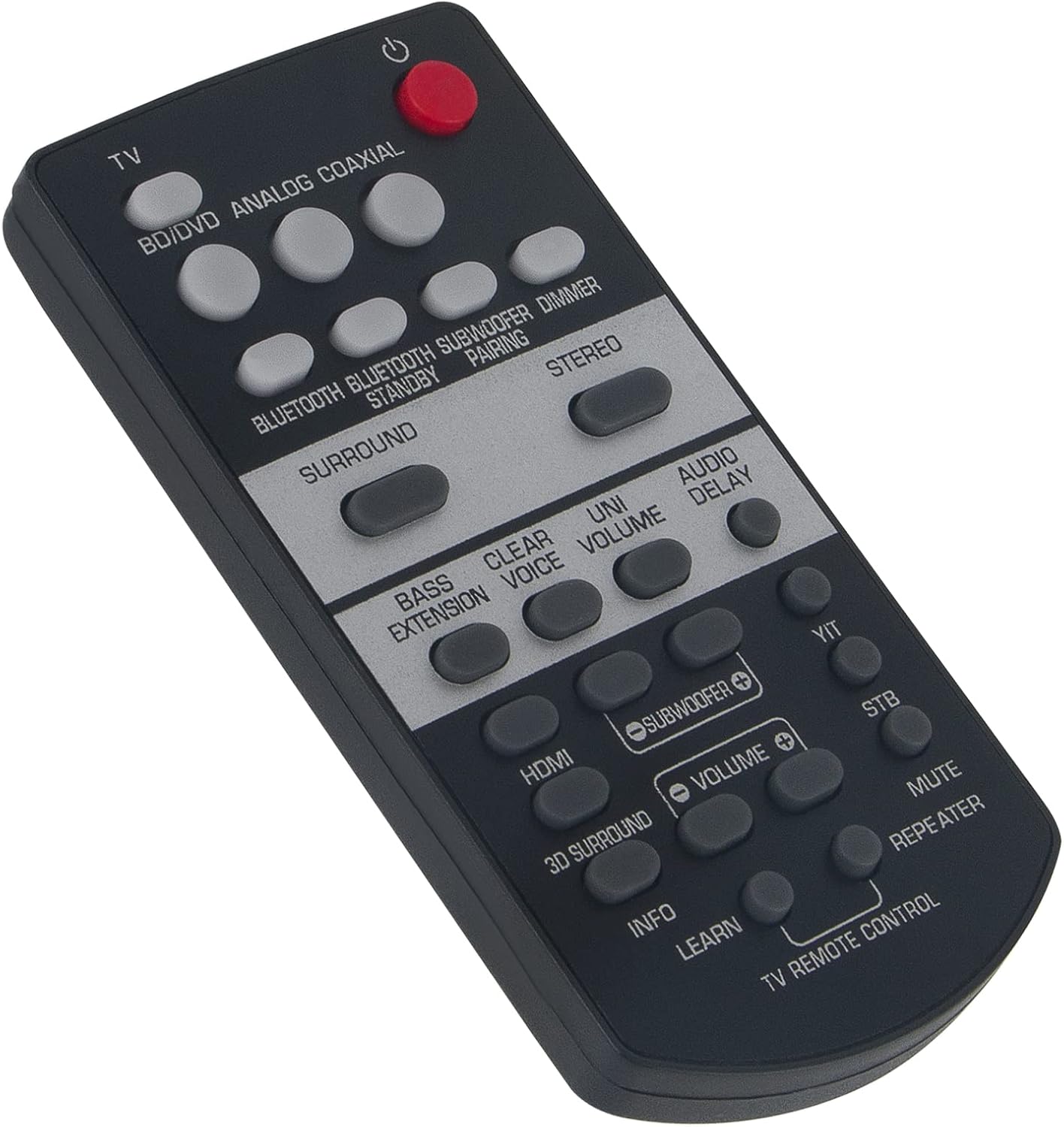 VINABTY Remote Control Replacement for Yamaha YAS-107 YAS-108 YAS 1080 YAS-207 YAS 106 YAS-203 ATS-1070 ATS-1060 ATS-1080 ATS-1030 FSR66 ZJ78750 YAS-105 YAS-103 Soundbar ZV28960 ZV289600 RemoteControl - Image 3