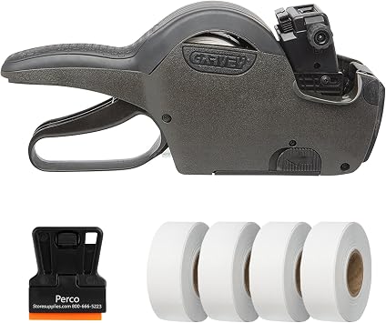 Garvey 22-6 One Line Price Marking Gun Kit Includes Price Gun, 5,000 White Pricing Labels and Preloaded Inker