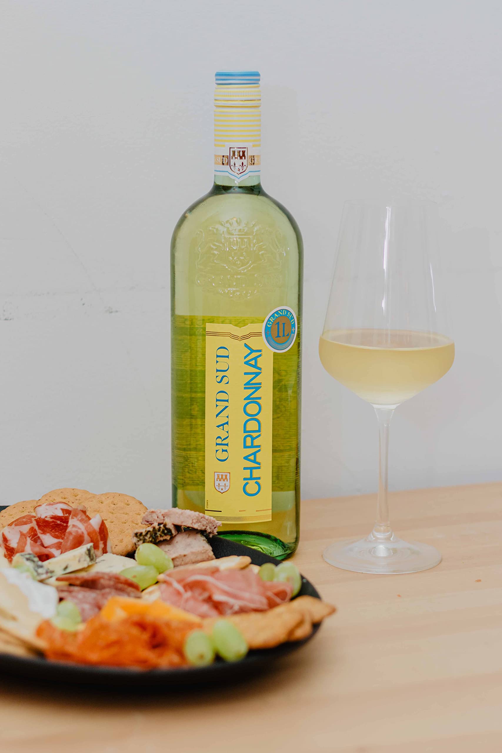 Grand Sud - Chardonnay aus Süd-Frankreich - Sortentypischer Trocken Weißwein (6 x 1 L)