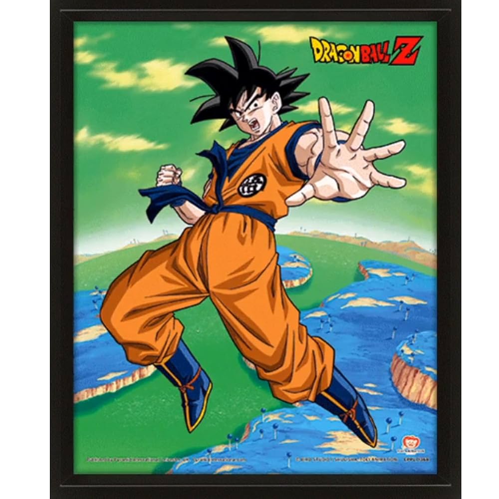 ドラゴンボール Z メガネフレーム
 (ケース 付) ドラゴンボール / 孫悟空モデル ウェリントン アセテート MEN